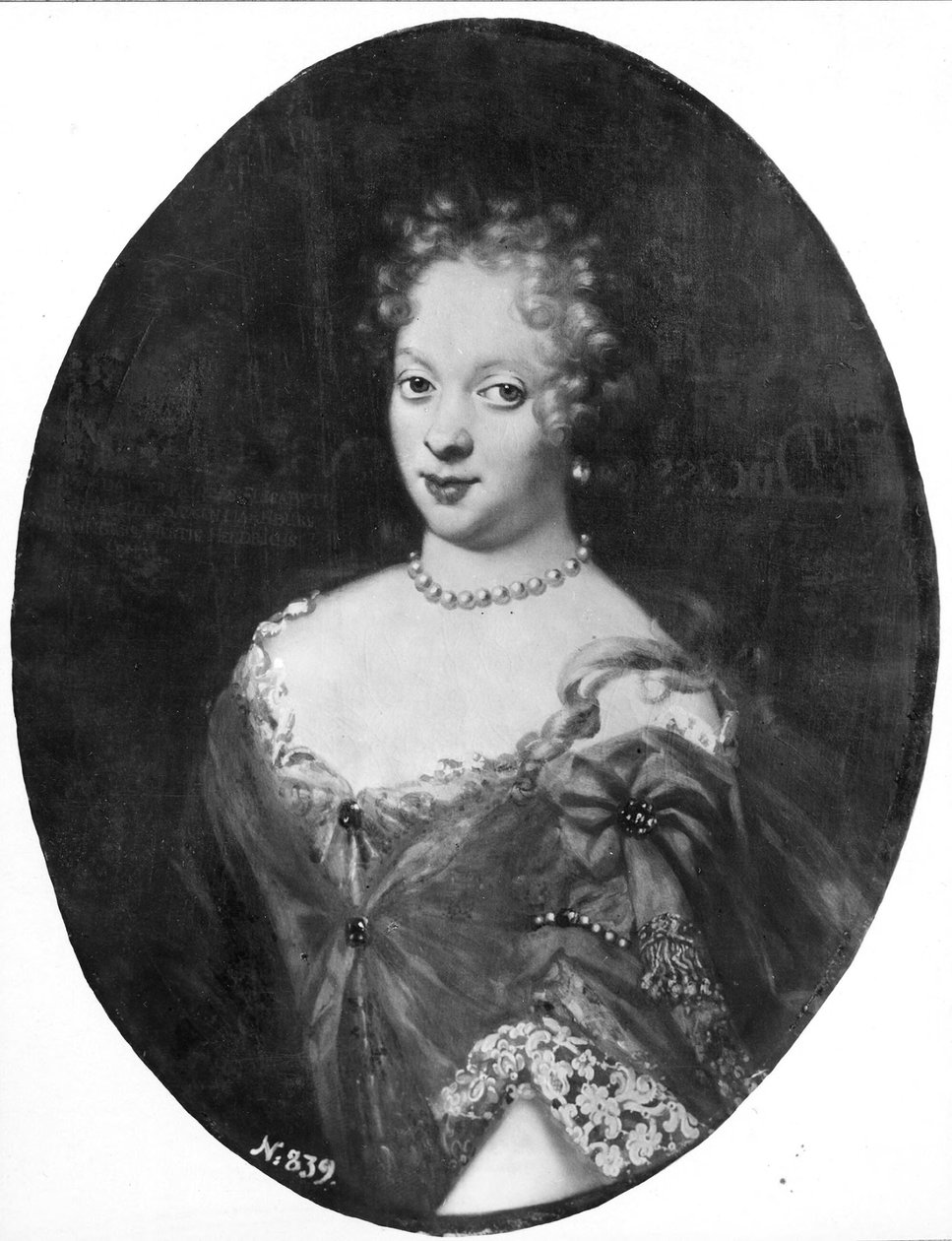 エリザベス、1668年～1738年、メクレンブルク＝ギュストロー公女 作： デビッド・フォン・クラフト