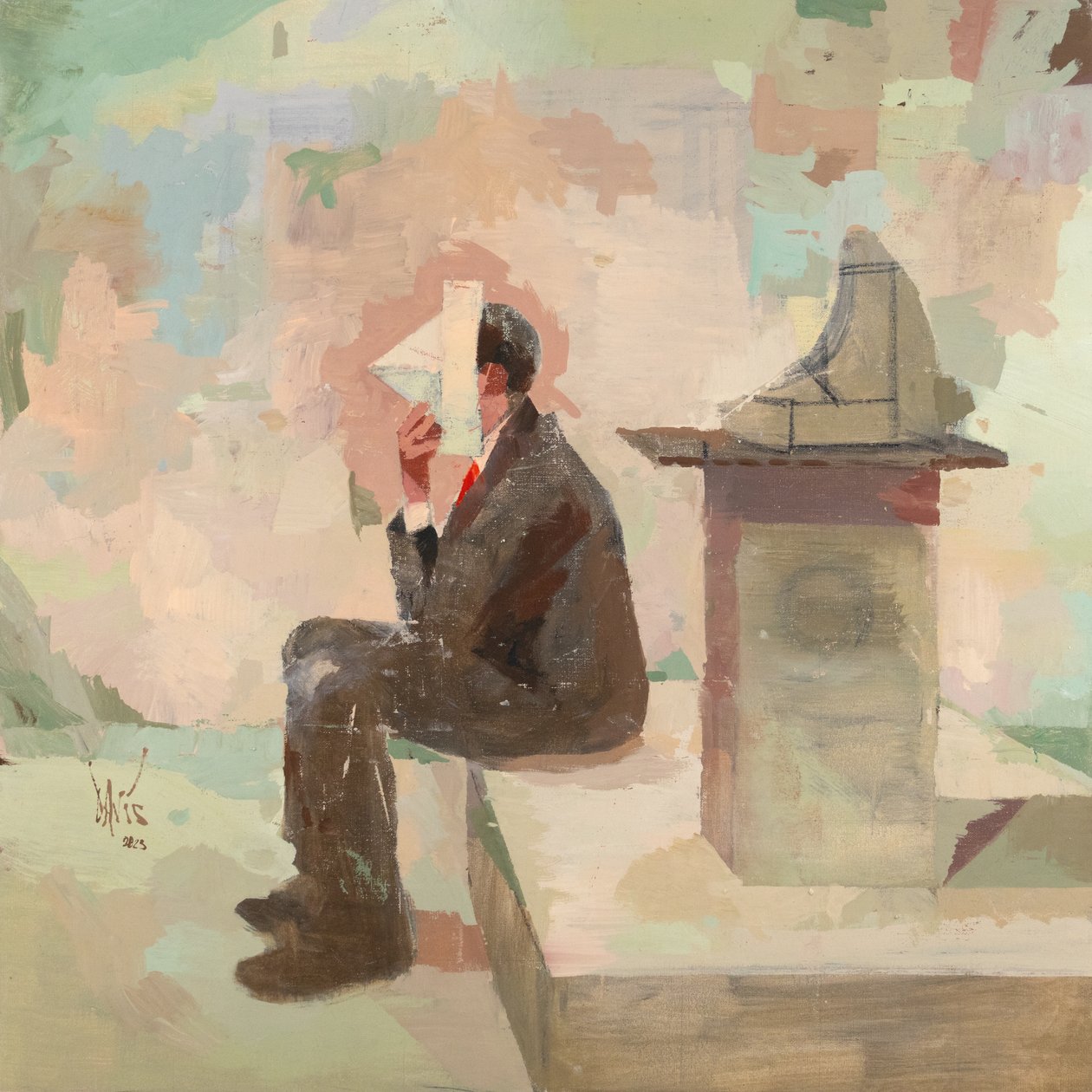 Marcel Duchamp　マルセル・デュシャン マルセル・デュシャン 20, 2023（リネンに油彩）