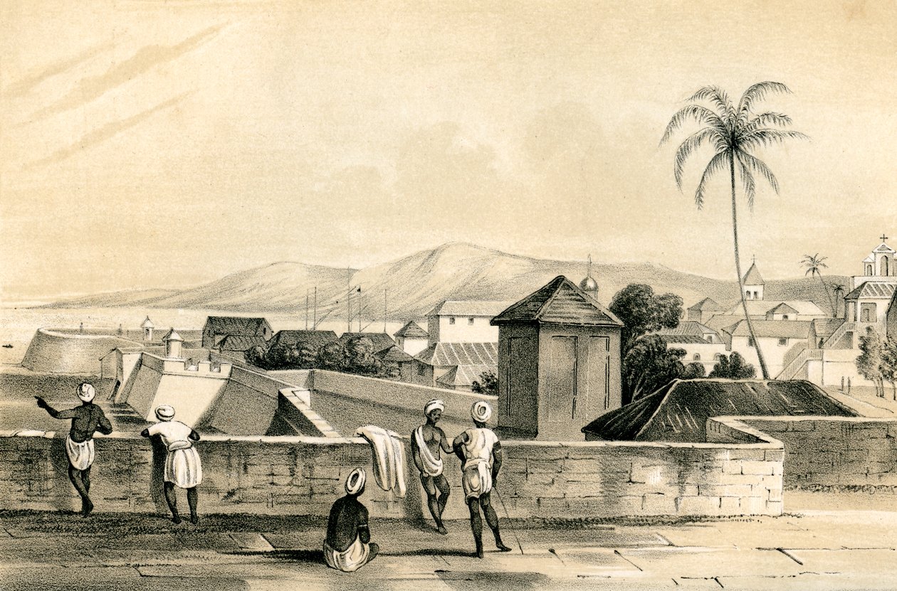 「ゴア、上幕から」、インド、1847年。 作： ディーンと共同