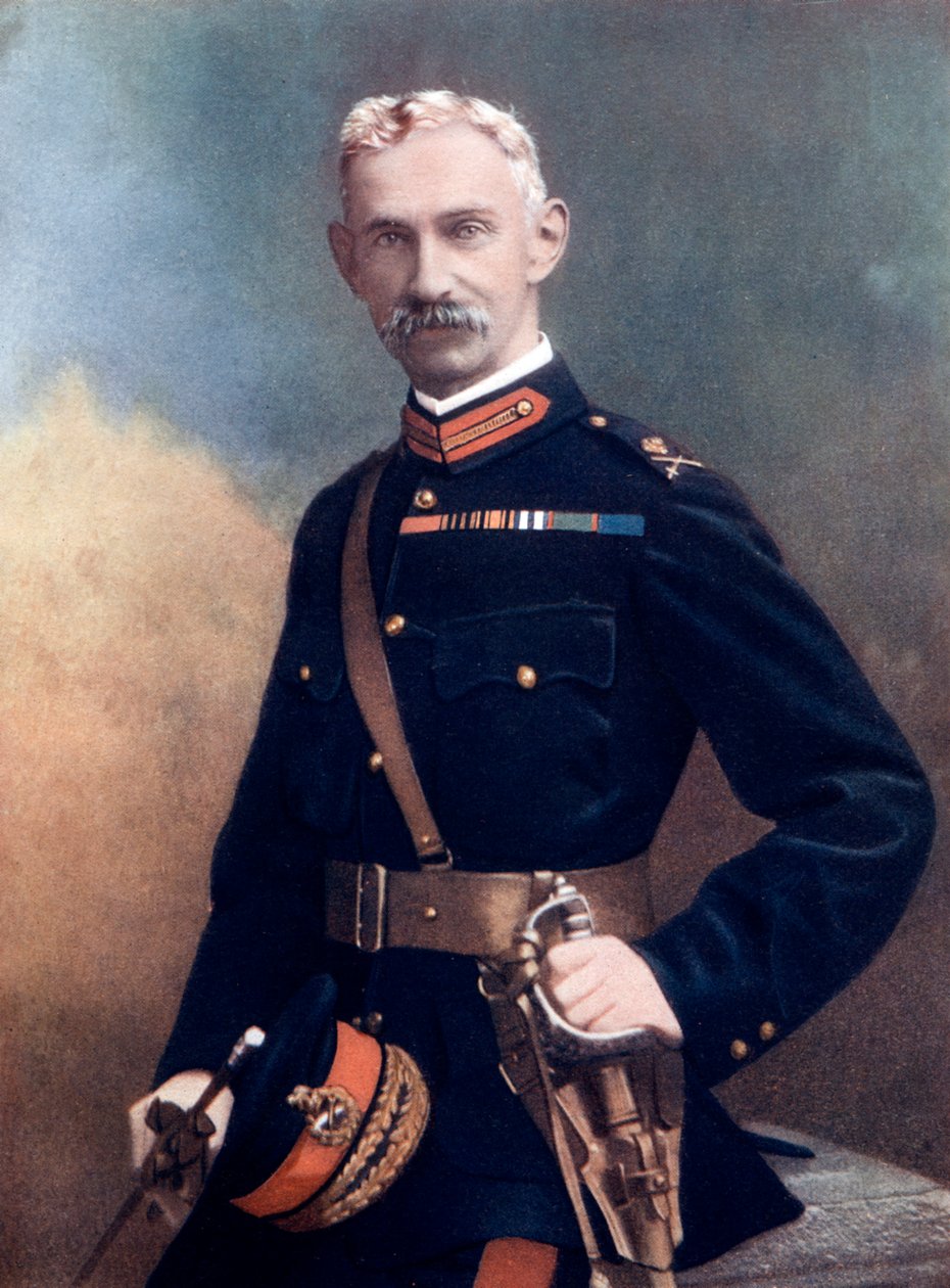 1902 年、第 6 歩兵旅団を指揮する G バートン少将 作： デベンハムとスミス