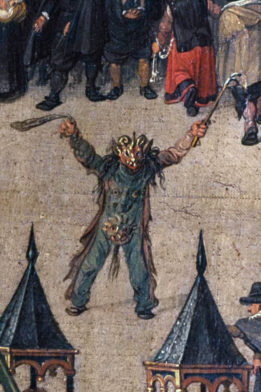 1615年5月31日、ブリュッセルのOmmeganckにあるイザベラ大公の勝利、1615年の悪魔の衣装の詳細図（75629の詳細） 作： デニス・ヴァン・アルスロート
