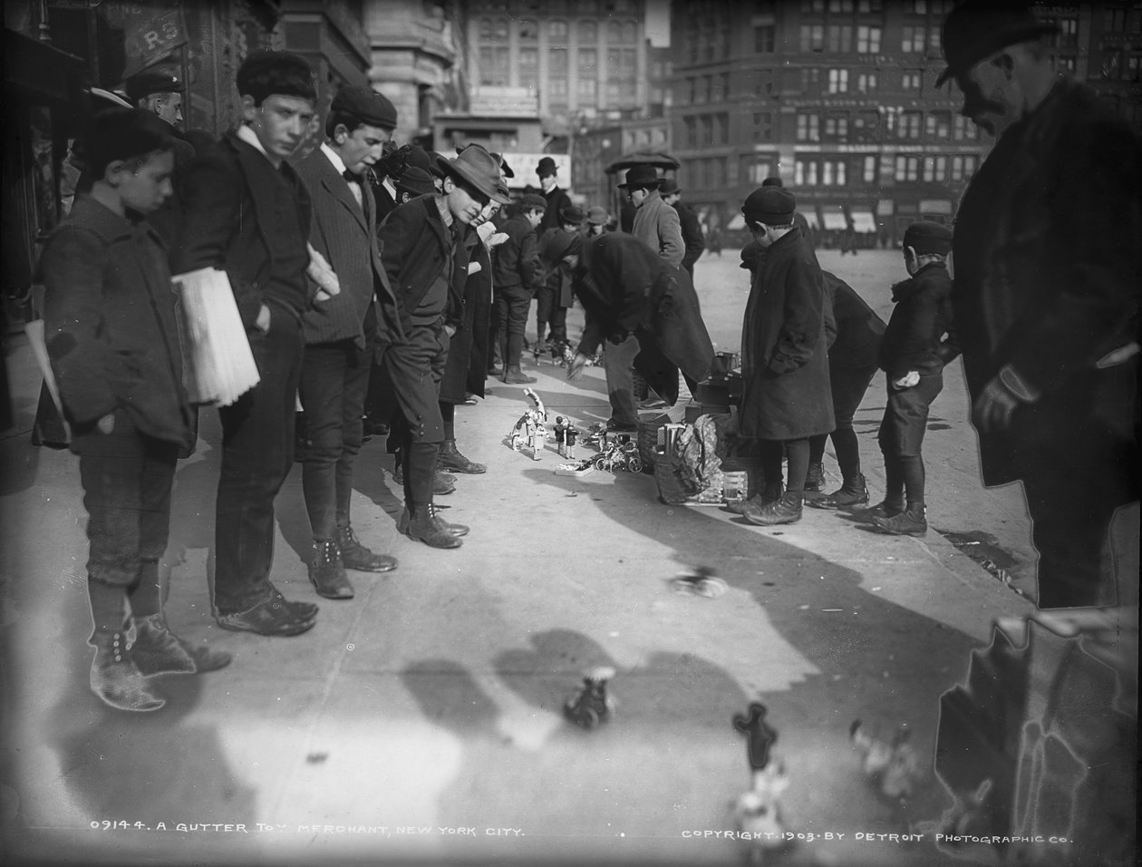樋のおもちゃ商人、ニューヨーク市、1903 作： デトロイト出版株式会社