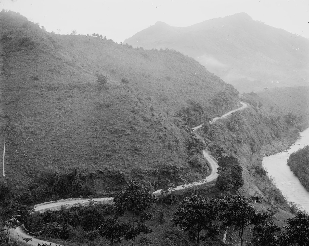 軍事道路、プエルトリコ、1903年頃 作： デトロイト出版株式会社