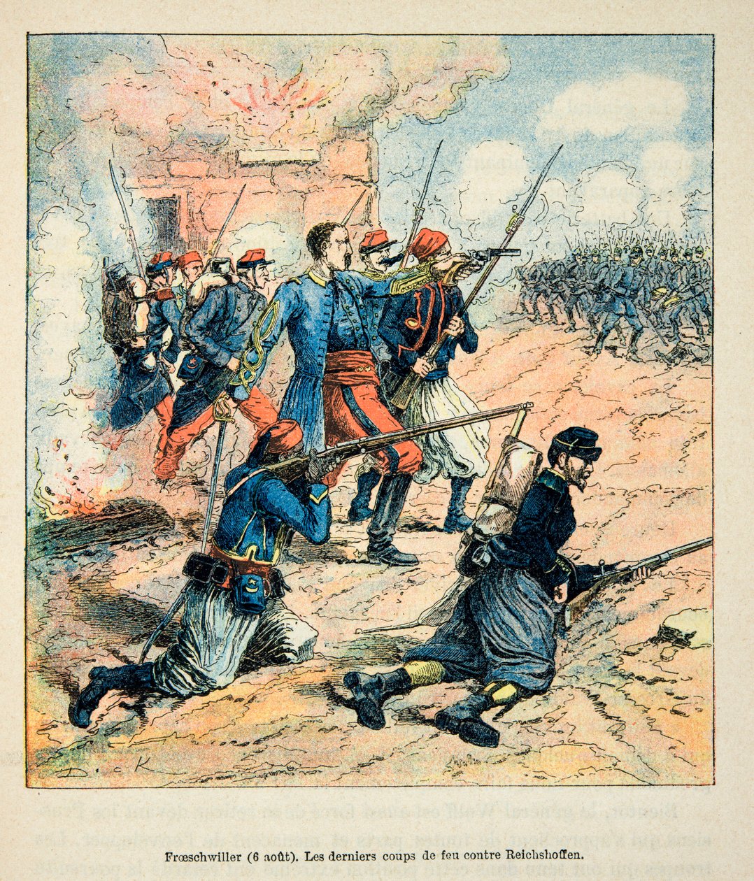 フランス人とドイツ人、1870年から1871年の戦争の逸話的な歴史 作： ディック・デロンレイ