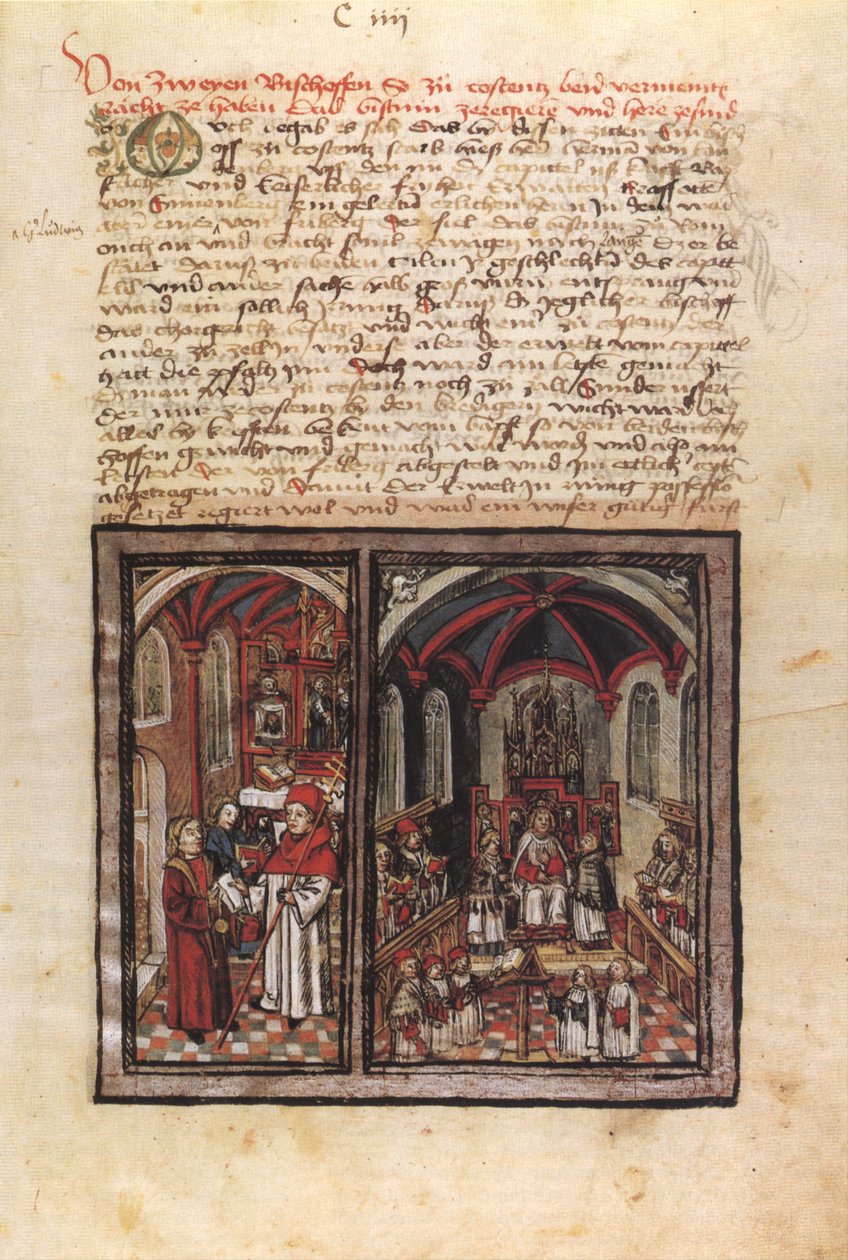1474年からのコンスタンス司教紛争 作： ディーボルトシリングザヤング