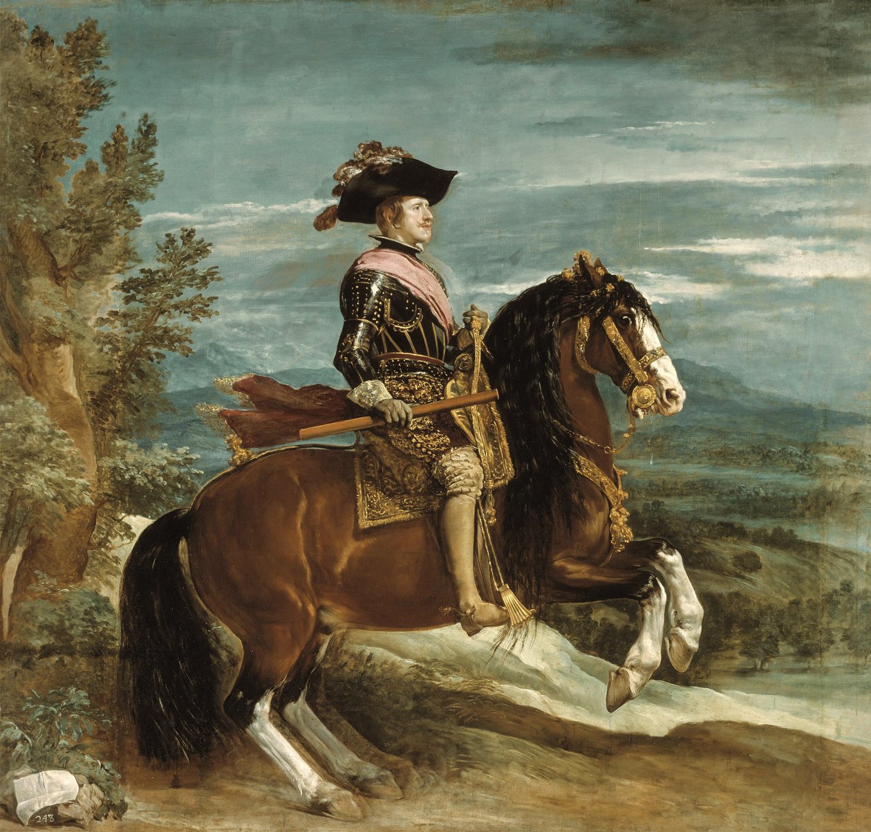 フィリップ4世の乗馬の肖像（1605-65）c.1636 作： ディエゴ・ベラスケス