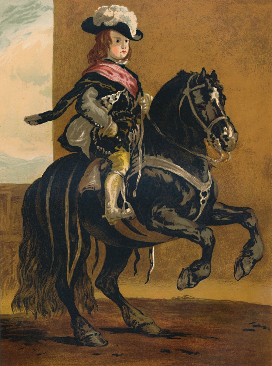 ラオートエコールの生徒-ドンバルタザール、スペインのインファンテ、c1640、c1879。 作： ディエゴ・ベラスケス