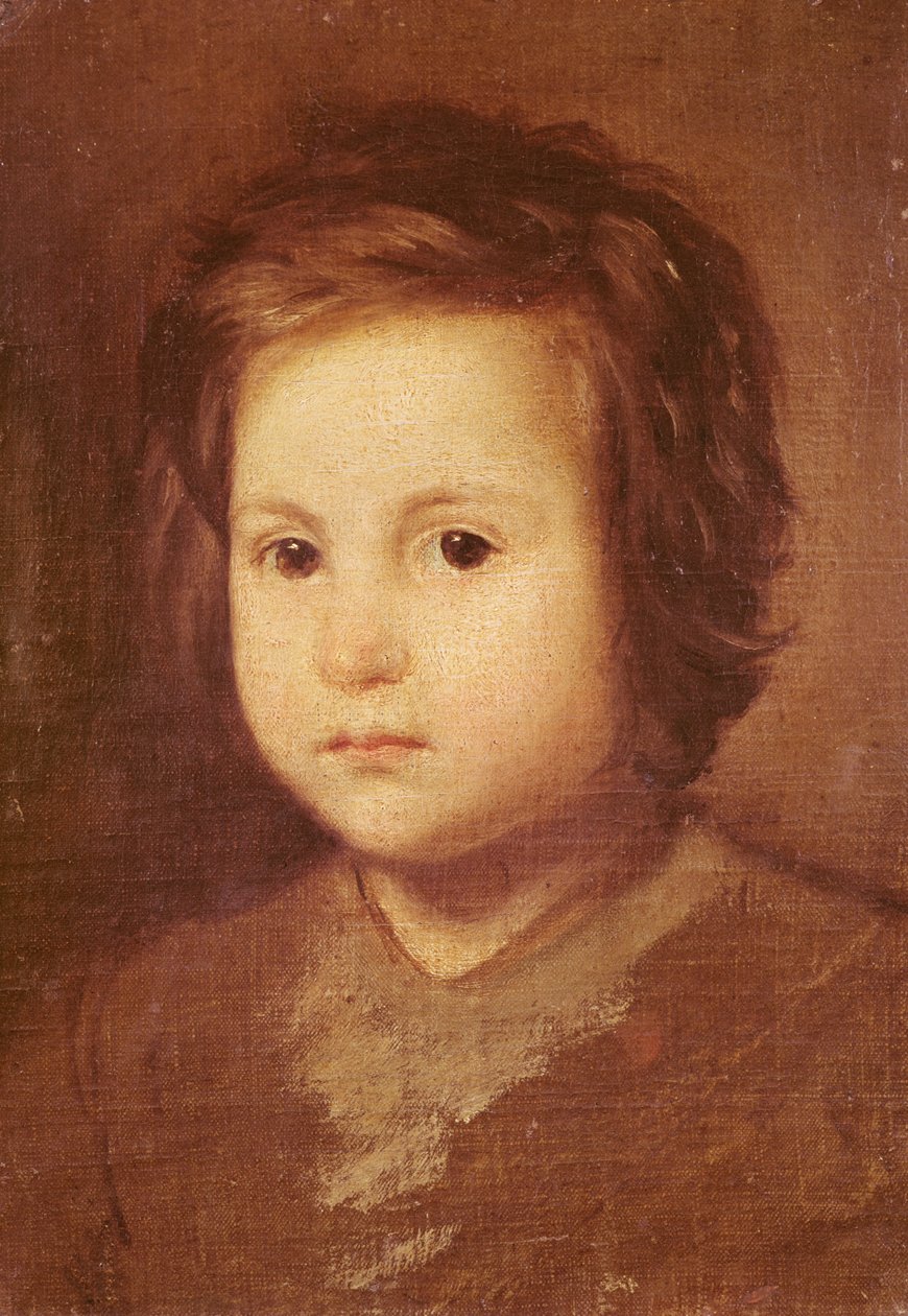 子供の頭、1650 作： ディエゴ・ベラスケス