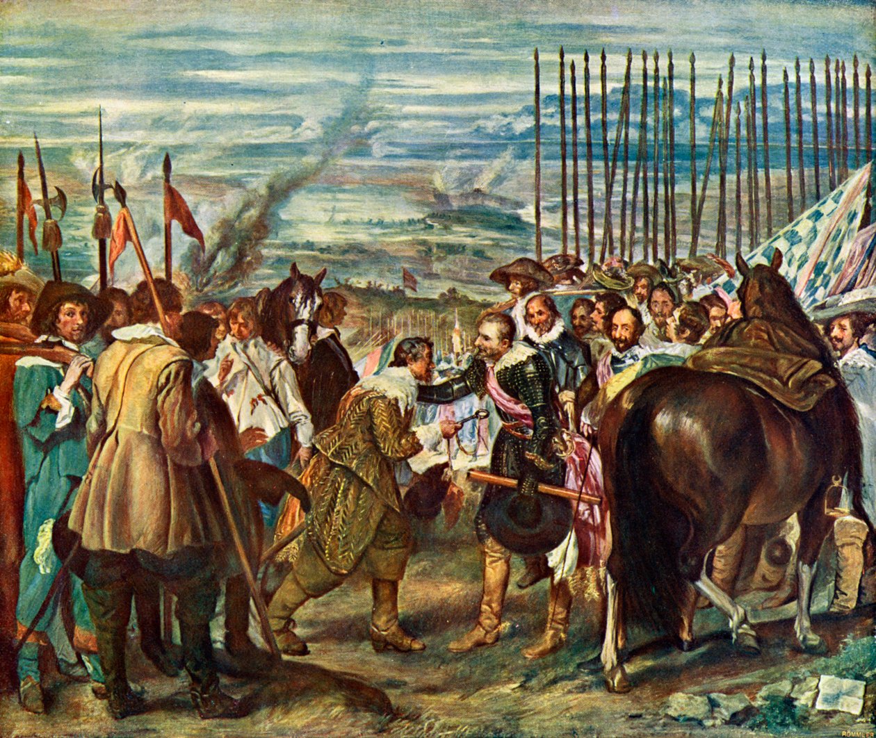 ブレダラスランサス降伏、1634-1635年。 作： ディエゴ・ベラスケス