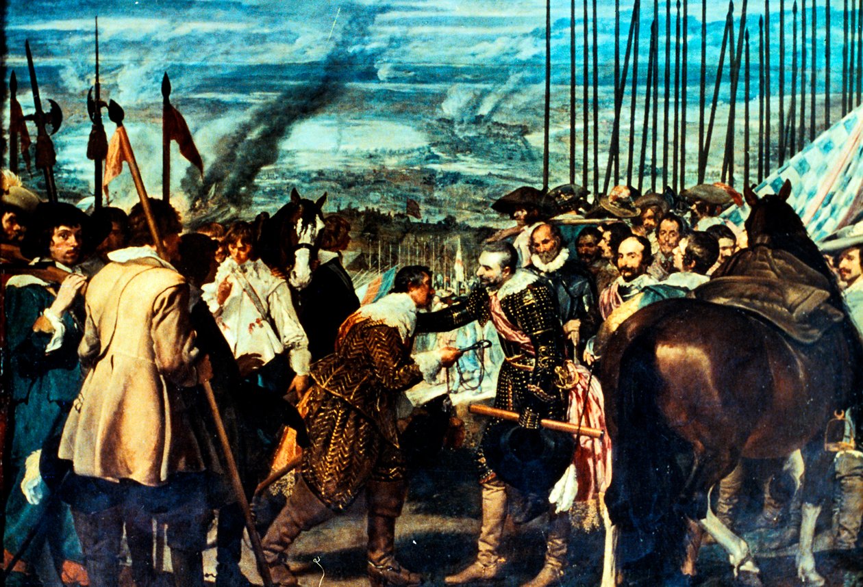 「ブレダの削減」、30 年戦争、1625 年、17 世紀 作： ディエゴ・ベラスケス