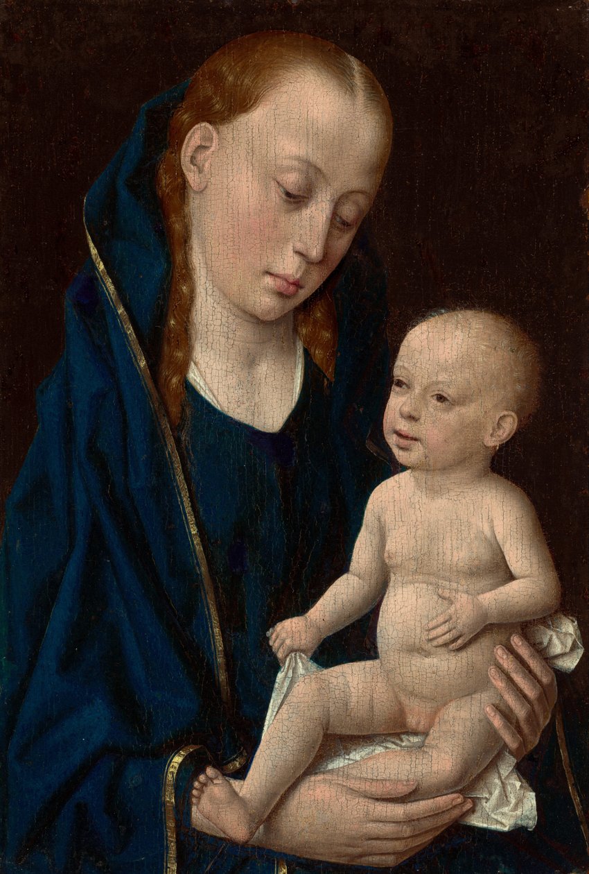 マドンナと子供、c。 1465年。