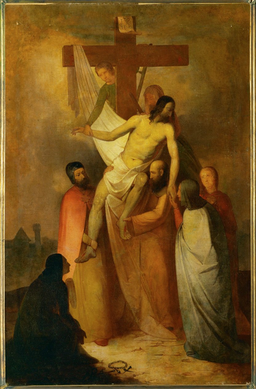十字架からの降下（油彩・キャンバス） 作： 