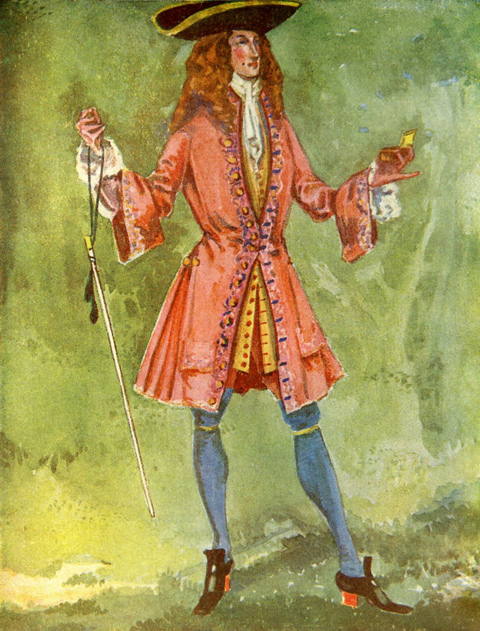アン1世の統治下にある男の衣装（1702-1714） 作： ディオン・クレイトン・カルスロップ