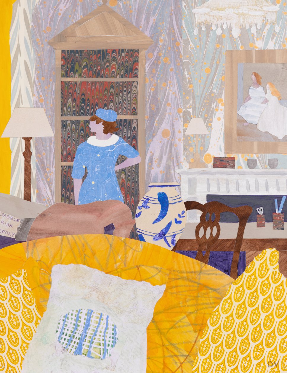 外に出ようか（コラージュ） 作： 