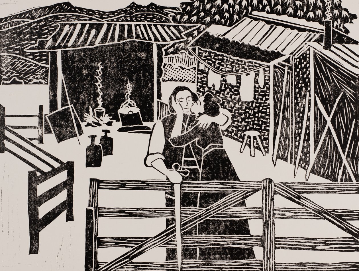 ジークフリートとジークリンデ、フンディングの小屋、ワーグナーの『指輪物語』、2024年（リノカット版） 作： 