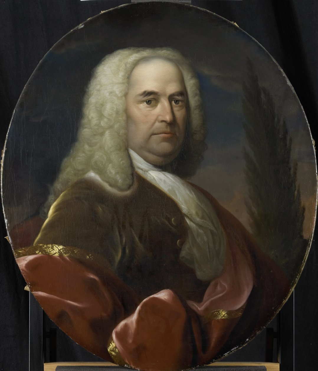 1734年に選出されたオランダ東インド会社のロッテルダム商工会議所長、ウーゴ・デュ・ボイスの肖像 作： ディオニュソス・ファン・ナイメーヘン