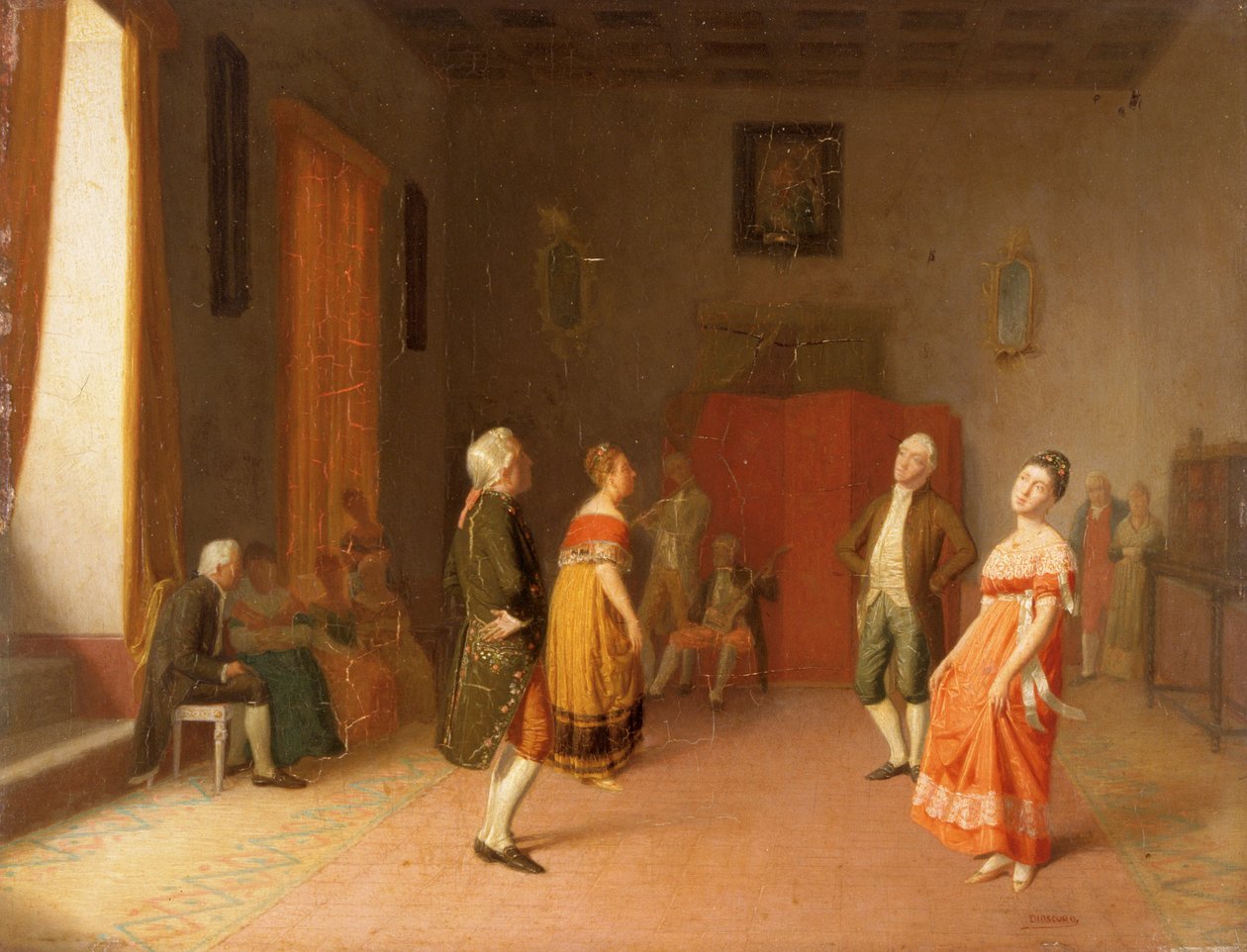 「ダンス」、c1871 作： Dioscoro Teofilo de la Puebla y Tolin