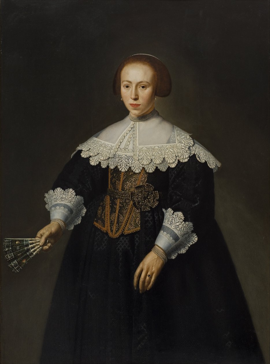 女性の肖像 作： Dirck Santvoort