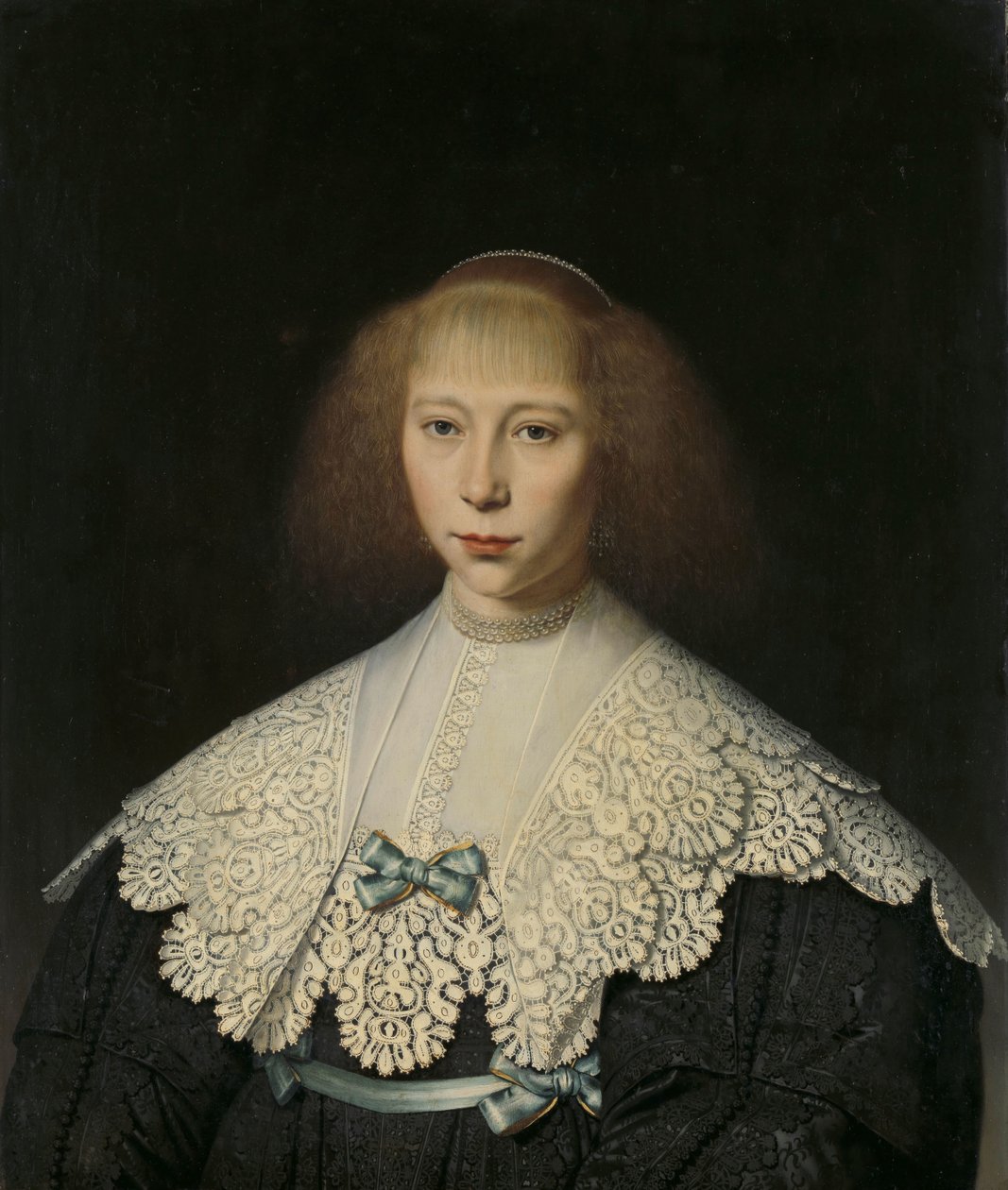 Agatha Geelvinck (1617-38)。 フレデリック・ディルクス・アレウィンの最初の妻 作： DirckDircksz。 van Santvoort