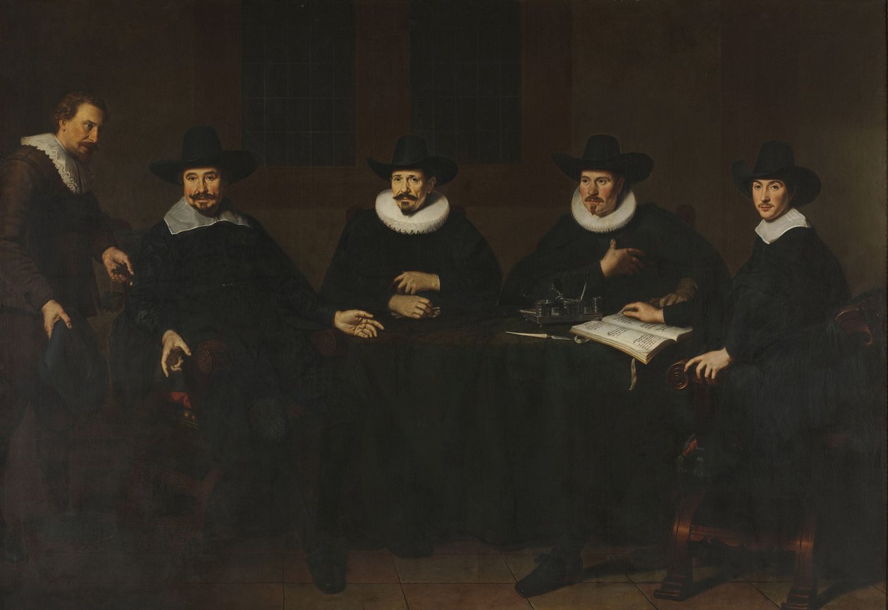 アムステルダムのサイネリングの酋長、1643年 作： DirckDircksz。 van Santvoort