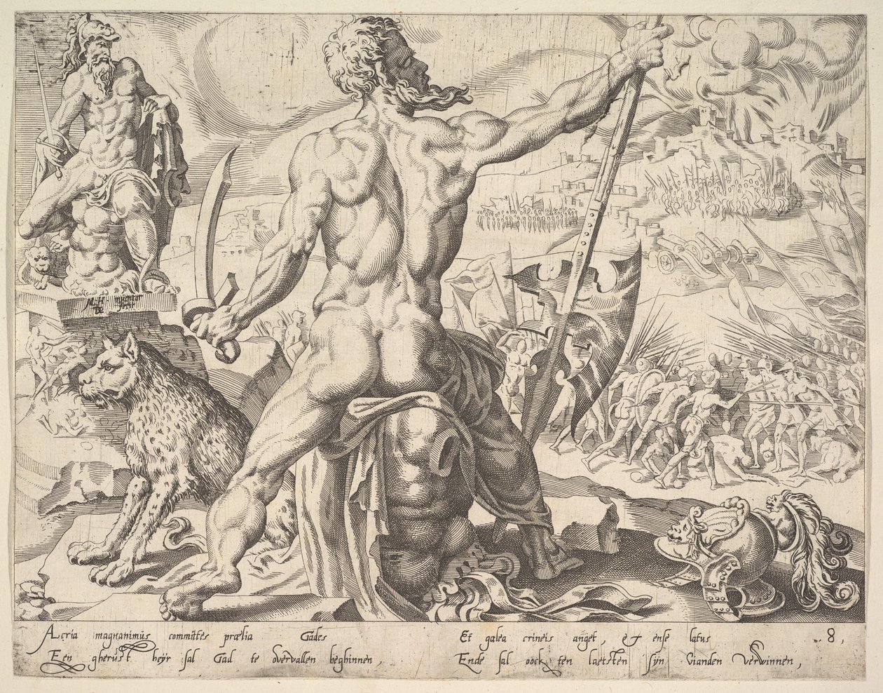 ガッド、シリーズ「十二総主教」から、1550年。 作： Dirck Volkertsen Coornhert