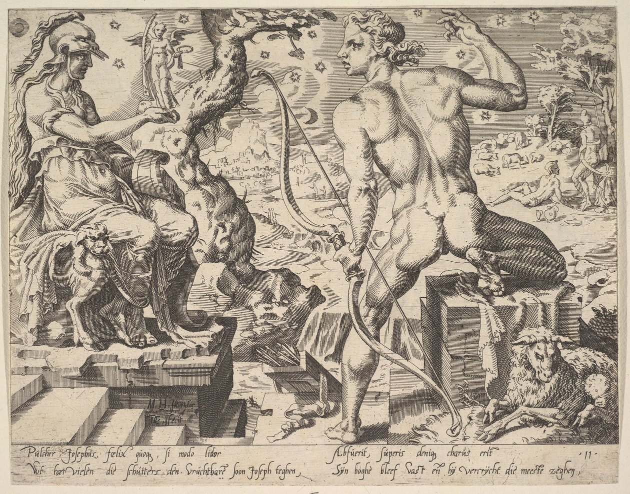 ジョセフ、シリーズ「十二人の総主教」、1550年。 作： Dirck Volkertsen Coornhert