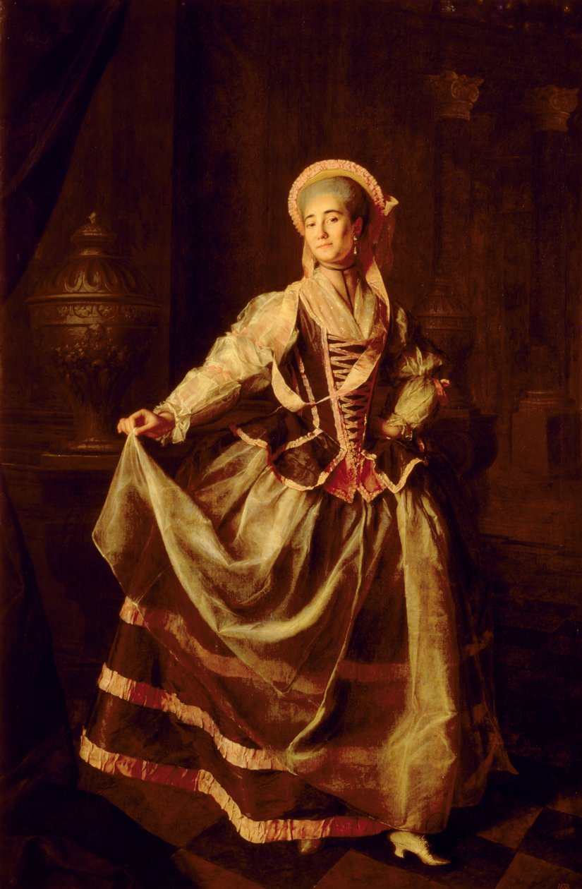 アレクサンドラ・ペトロフナ・リオフシナの肖像（1757-82）1775 作： Dmitri Grigorievich Levitsky