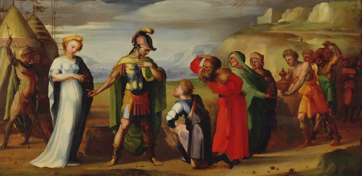 スキピオの禁制（紀元前237-183年） 作： Domenico di Pace Beccafumi