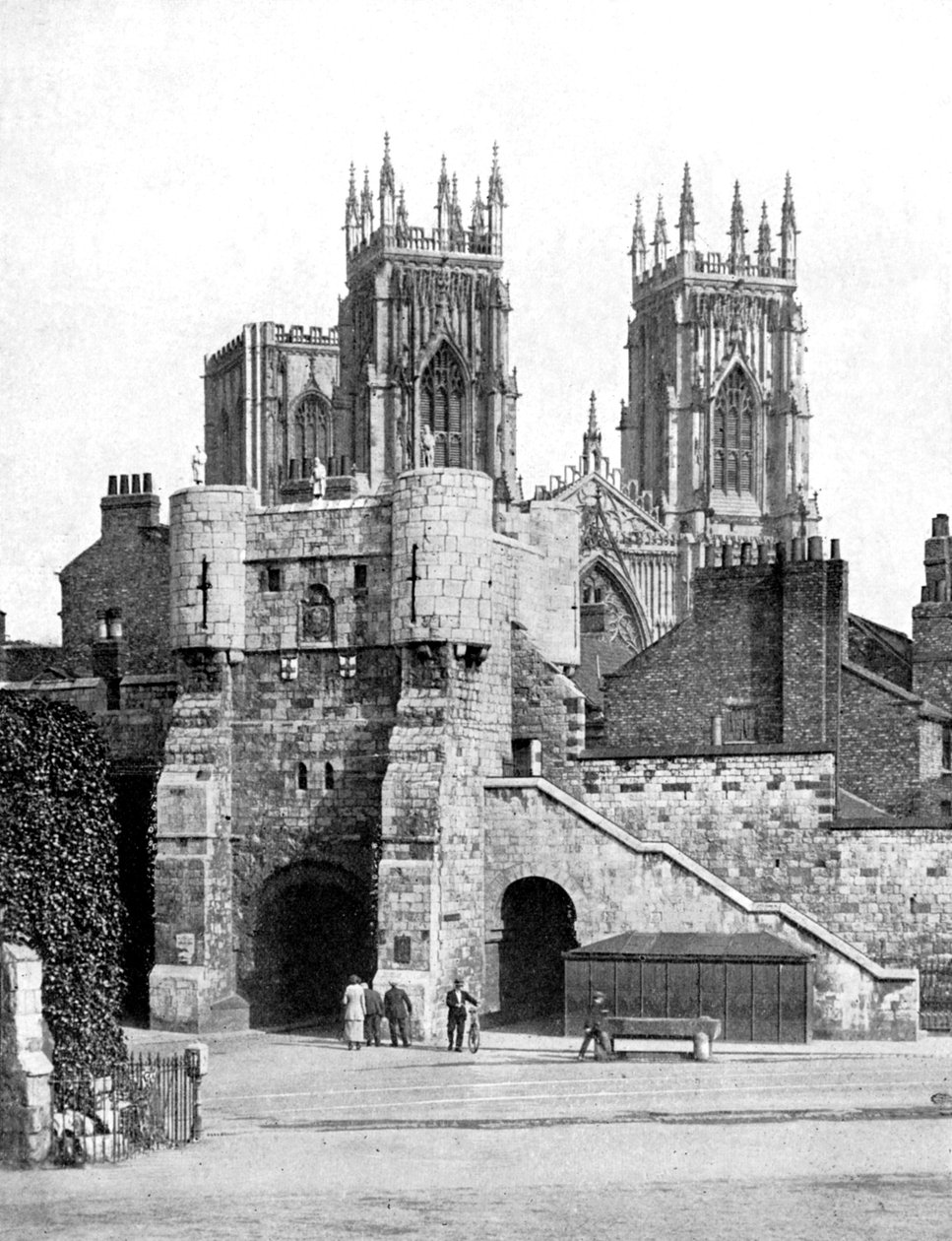 Bootham Bar、ヨーク、ノースヨークシャー、1924-1926年。 作： ドナルド・マクリーシュ