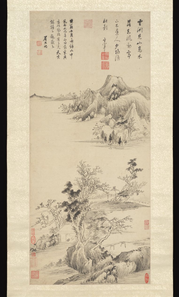 秋山 作： 董其昌