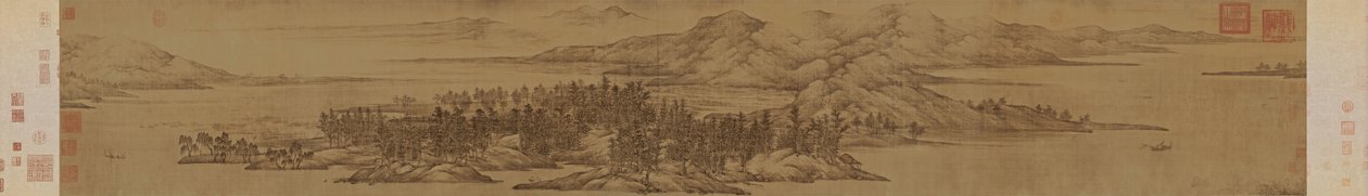 江南の夏の景色、10 世紀。 作： ドン・ユアン