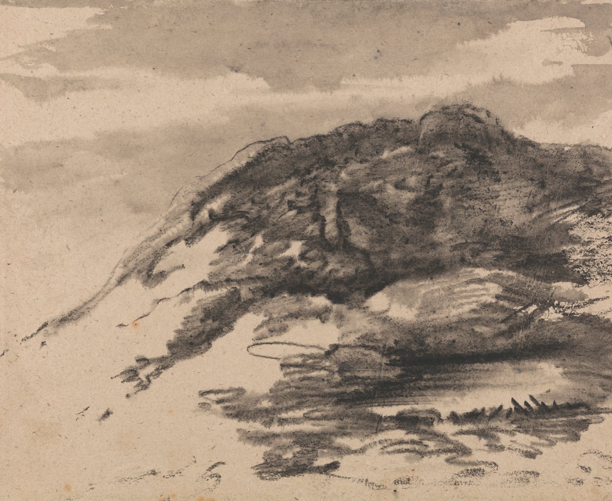 Composição inspirada nas pinturas de Cader Idris de Richard Wilson 作： drトーマス・モンロー