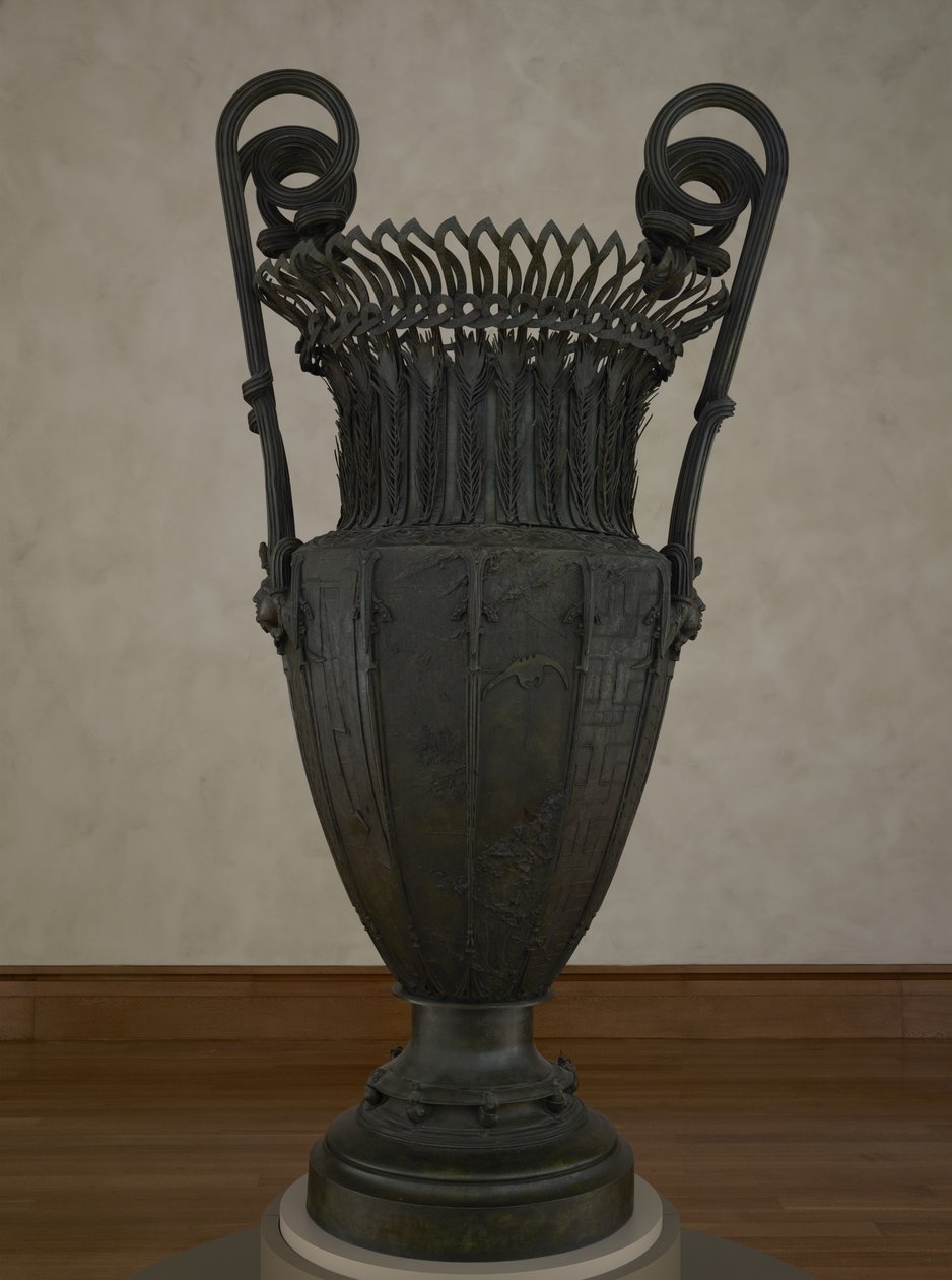 花瓶、1889年（青銅および銅） 作： デジレ・リンゲル・ジルザッハ