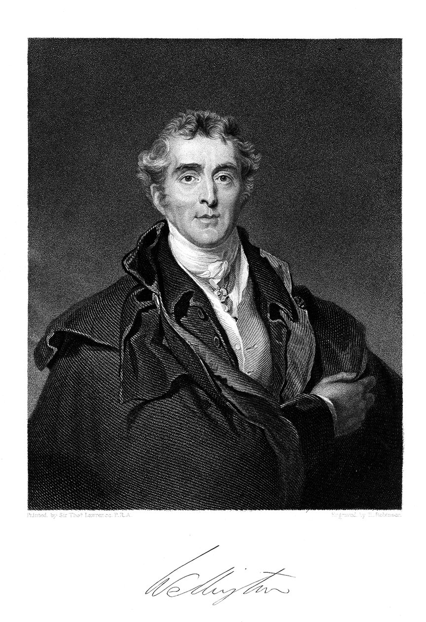 ウェリントン公、1769～1852年、19世紀。 作： ウェリントン公爵