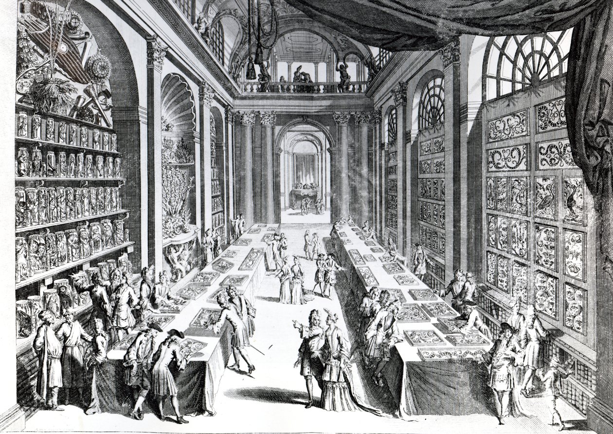 1719年に公開されたLevin St. Vincentによる「The List Tables」のイラスト 作： オランダ語学校