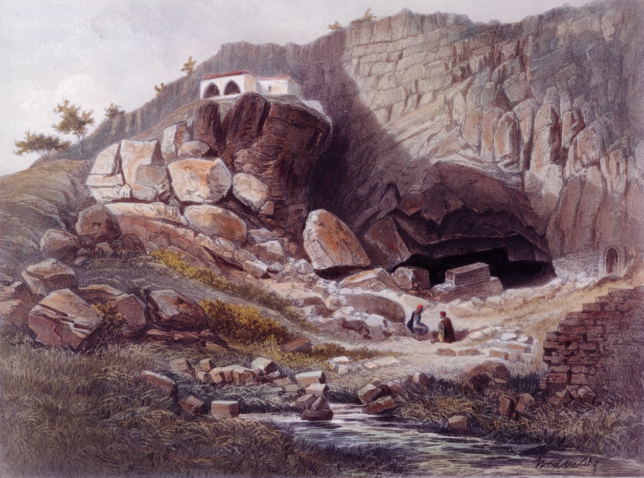 ジャンジャコット（1806-c.1843）によって刻まれたヨルダンの源 作： オランダ語学校
