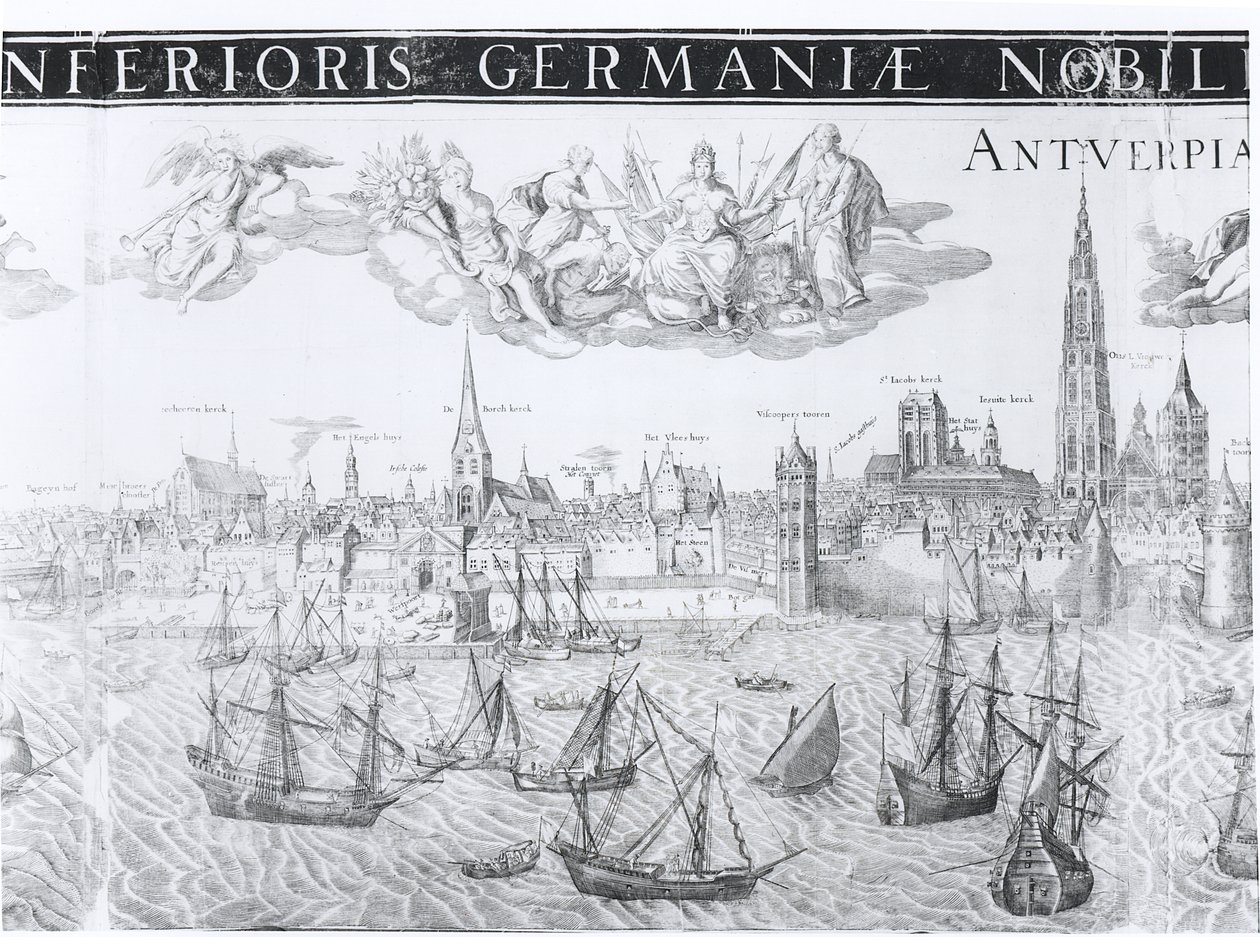 アントワープの町計画、1549 作： オランダ語学校