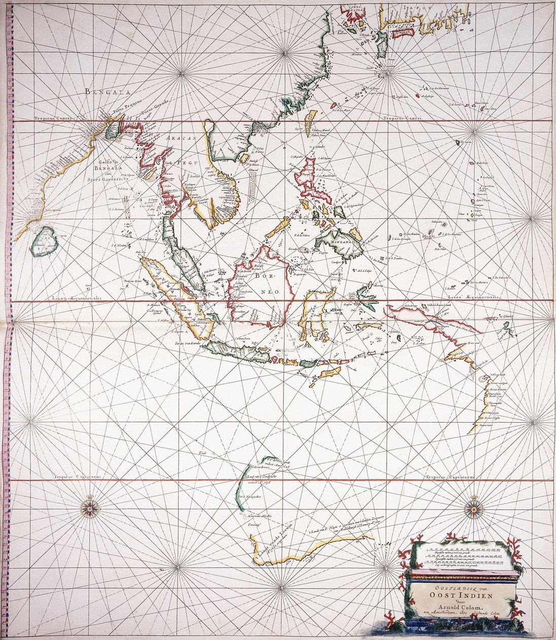 インド海東の海図」 作： オランダ語学校