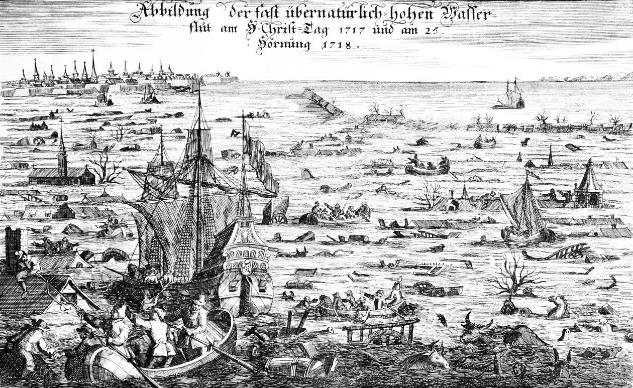 1717年のクリスマスの大洪水 作： オランダ語学校