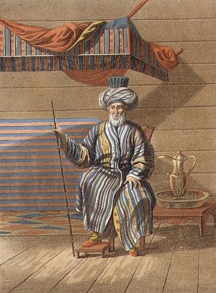 イェゴル・スコトニコフ（1782-1843）が彫ったタルタル・エルダー（リトグラフ版 作： E.（後）Karnejeff