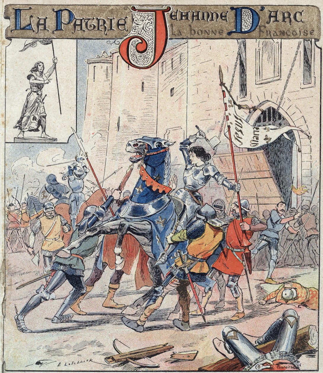 1430年5月23日に囚われの身となったジャンヌダルクはイギリスに引き渡される-「Histoire de Jeanne d