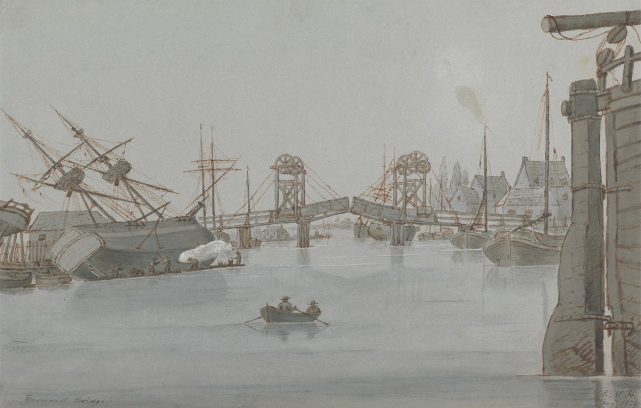 Ponte Yarmouth, agosto de 1829 作： EMヘンダーソン