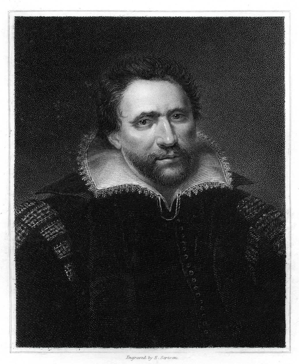 ベンジャミンジョンソン、イギリスのルネサンス劇、詩人、俳優、1834年。 作： E.スクリベン