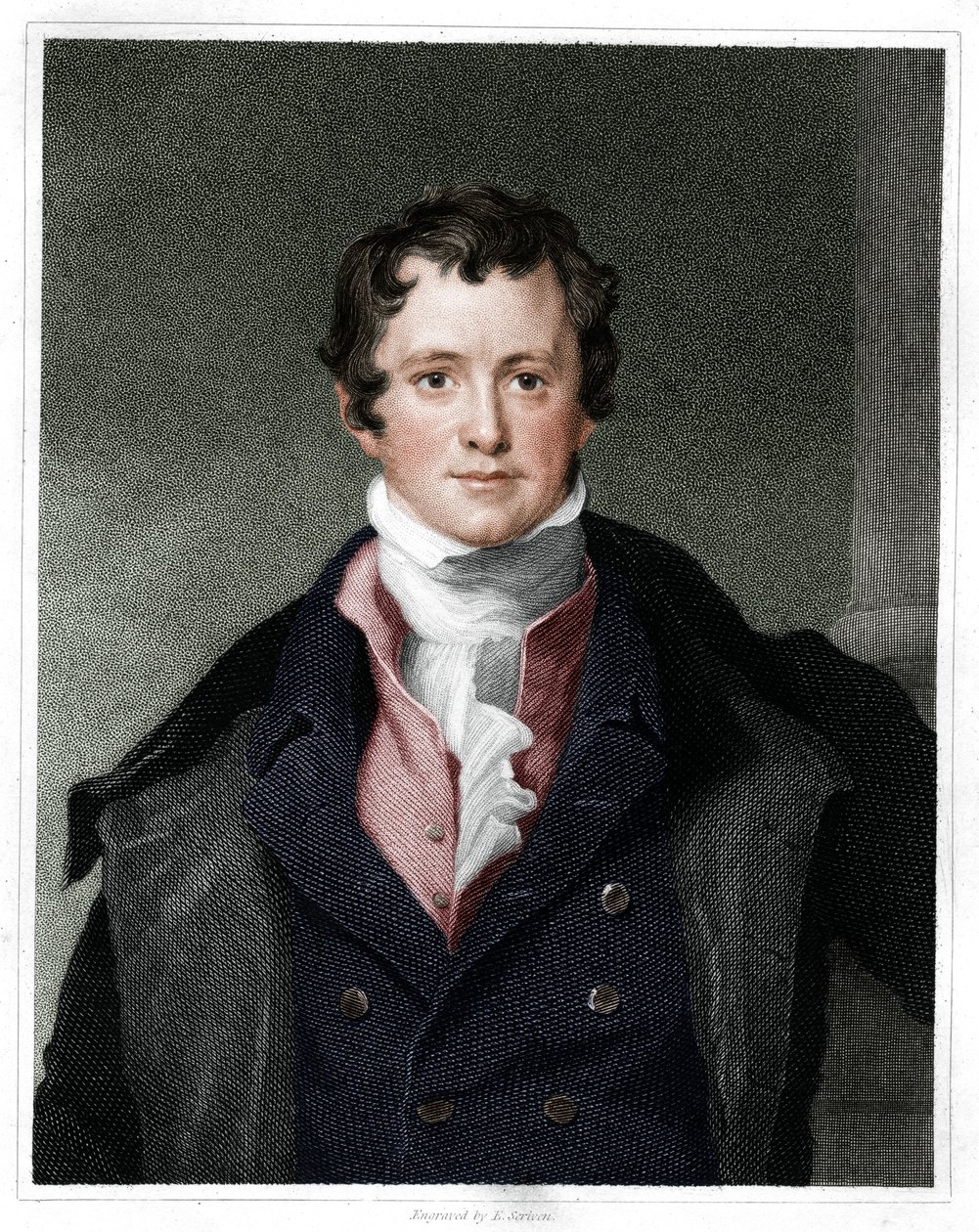 ハンフリー・デイビー、イギリスの化学者、1833 作： E.スクリベン