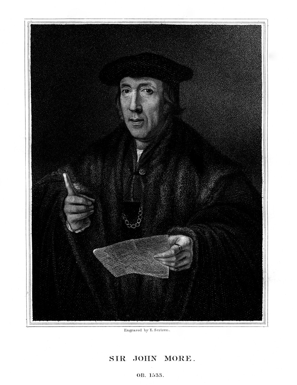 ジョンモア卿、イギリスの弁護士、1826年。 作： E.スクリベン