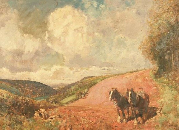 デボンの赤い土（The Red Soil of Devon 作： E. and Freyburg FP（fl.c。1896）Bucknall