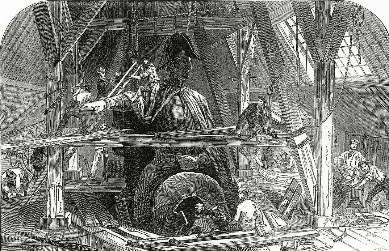 ワイアット氏の鋳造所、The Illustrated London News、1846年7月11日発行 作： エベニーザー・ランデルズ