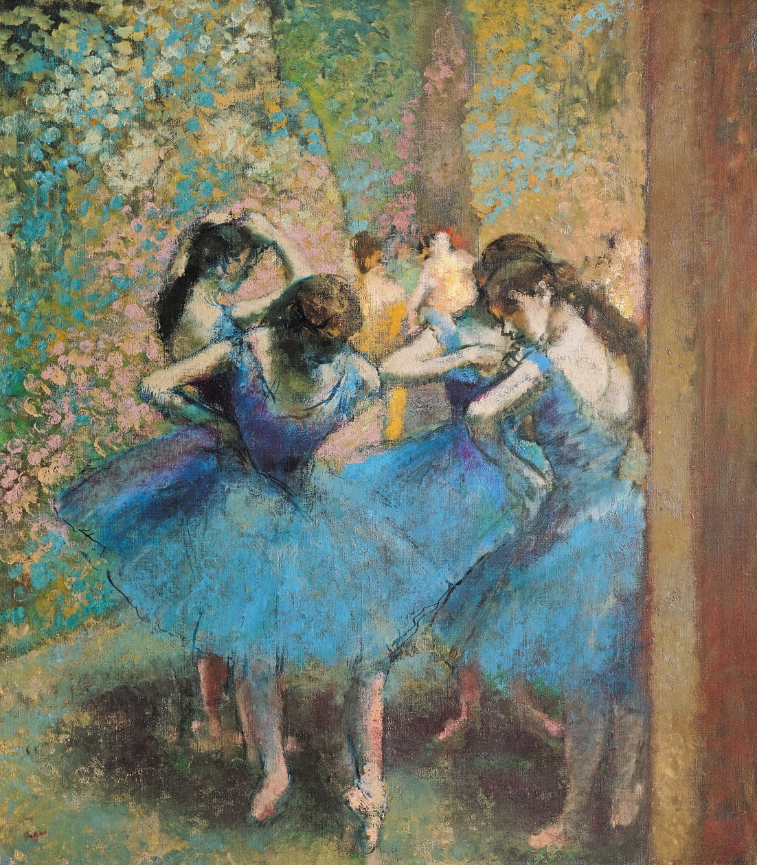 青のダンサー、1890 作： エドガー・ドガ