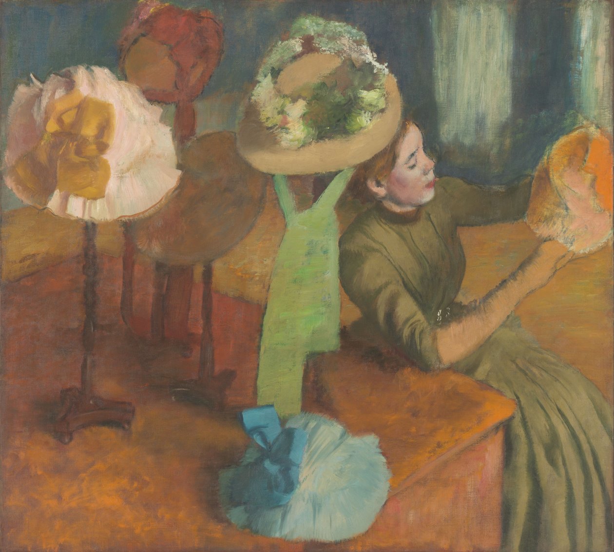 The Millinery Shop 作： エドガー・ドガ