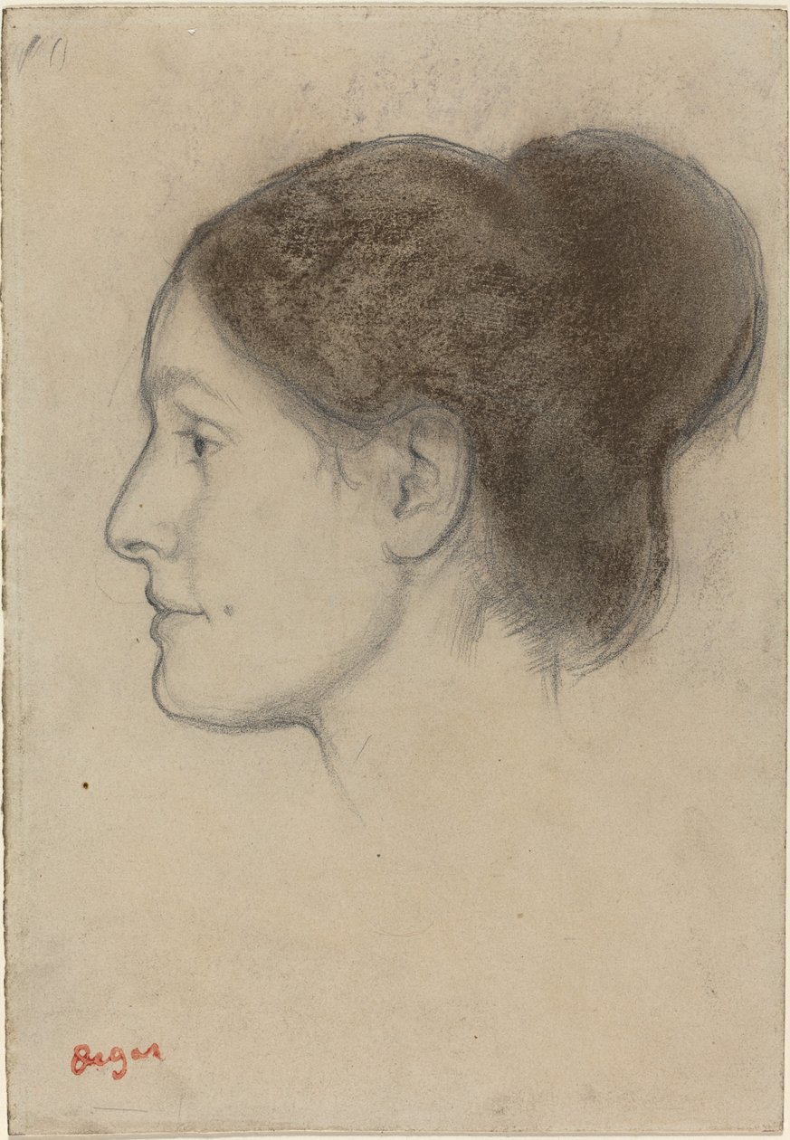ホルテンス・ヴァルパンソン、1883年。 作： エドガー・ドガ